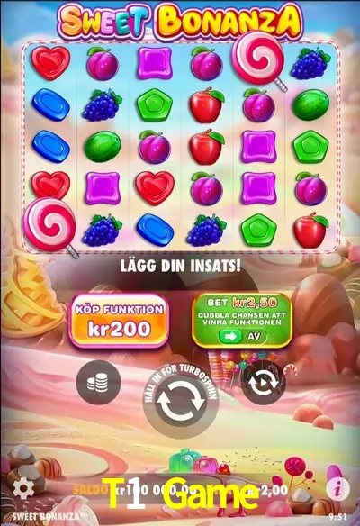 T1 Game — Sweet Bonanza slot | Play on Android APK & iPhone for real money | Pragmatic Play